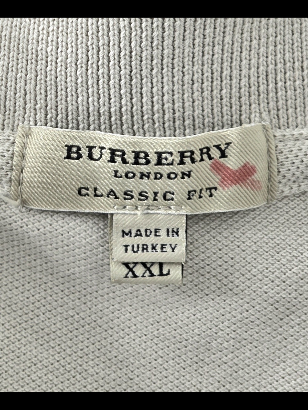 Burberry London Men's Polo Size XXL Sand Beige Old Money Classic Americana - Picture 2 of 9